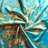 Van Gogh Almond Blossom Satin Scarf (50x50 cm)