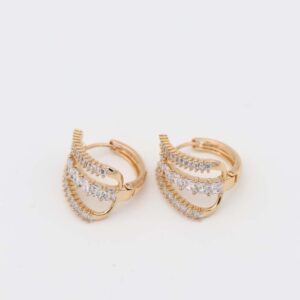 Classic gold hoop earrings